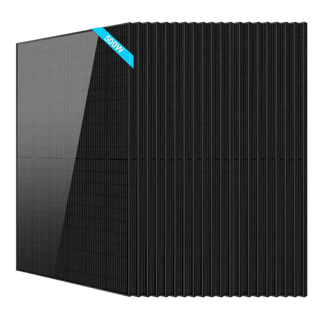 SunGoldPower 500W Monocrystalline Black PERC Solar Panel