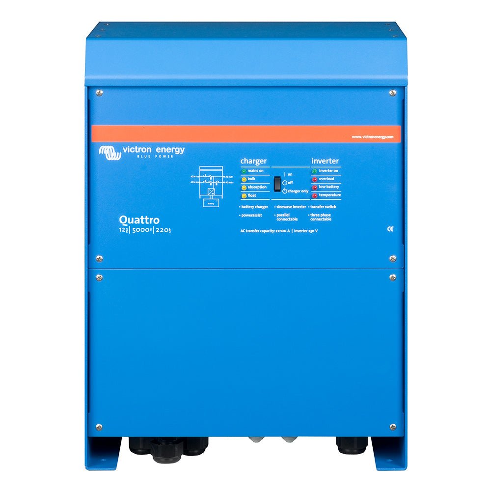 Victron Quattro 12/5000/220-100/100 120V VE.Bus (UL458)