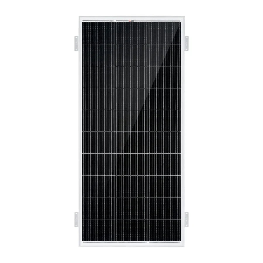 Rich Solar MEGA 200 12V 200W Solar Panel With 3/4" Z Brackets