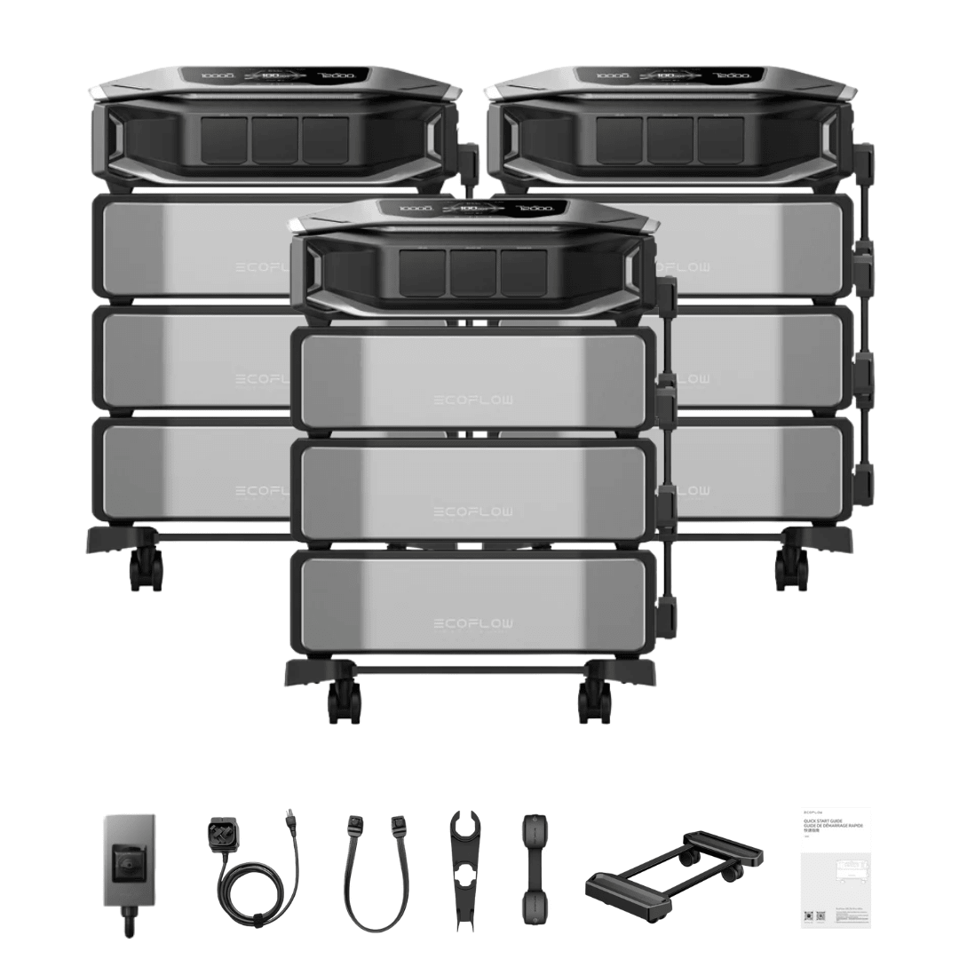 3 x EcoFlow DELTA Pro Ultra X Inverter + Batteries