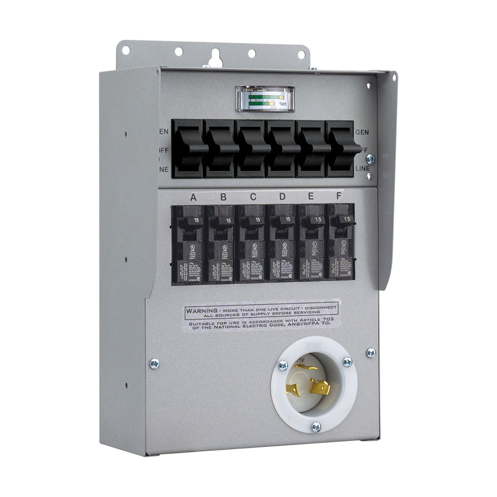 Reliance 306A1 Indoor ProTran 2 30A 125V Portable Generator Transfer Switch