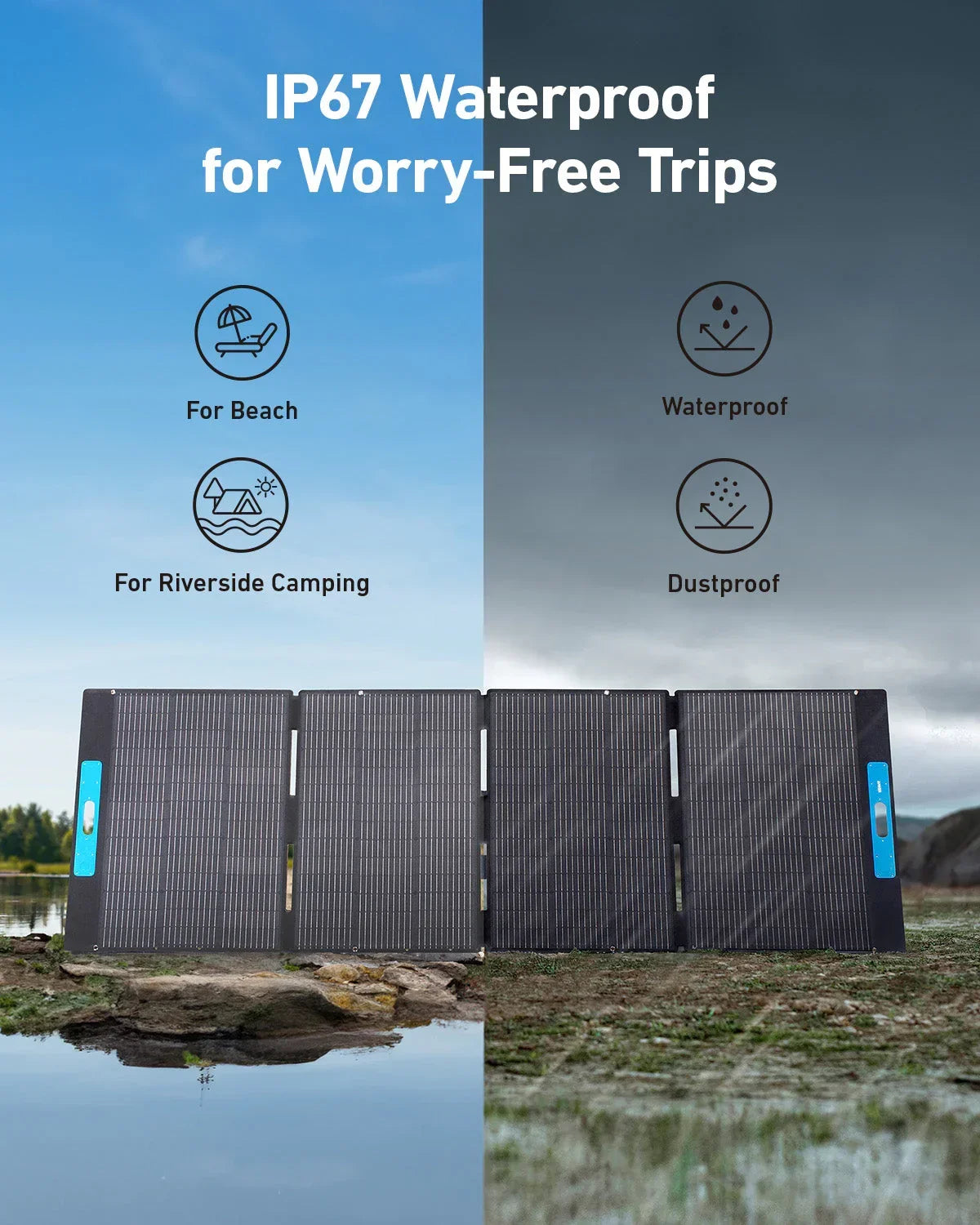 Anker SOLIX F3800 Solar Generator + 400W Portable Solar Panels