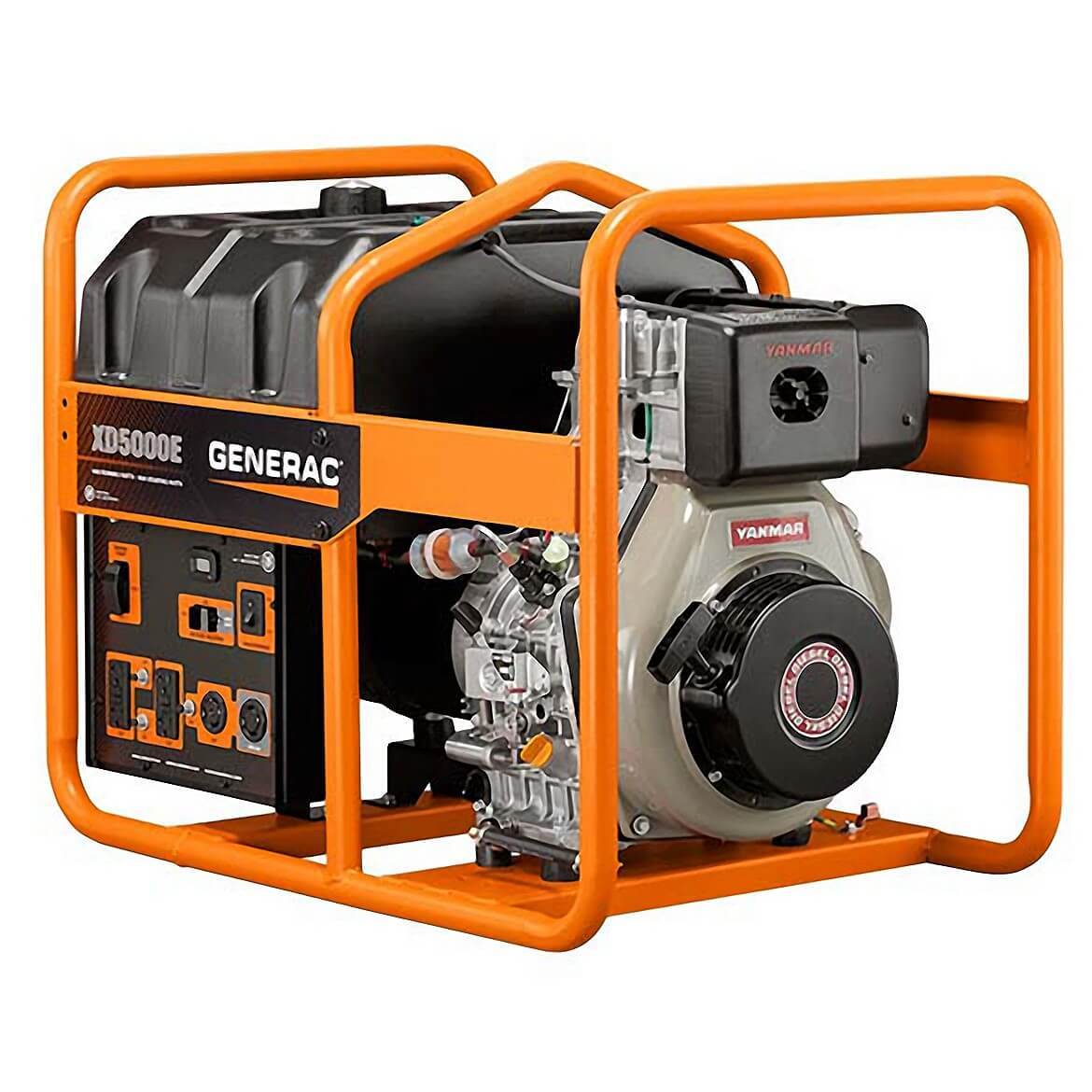 Generac XD5000E 5500-Watt Electric Start Diesel Power Portable Generator