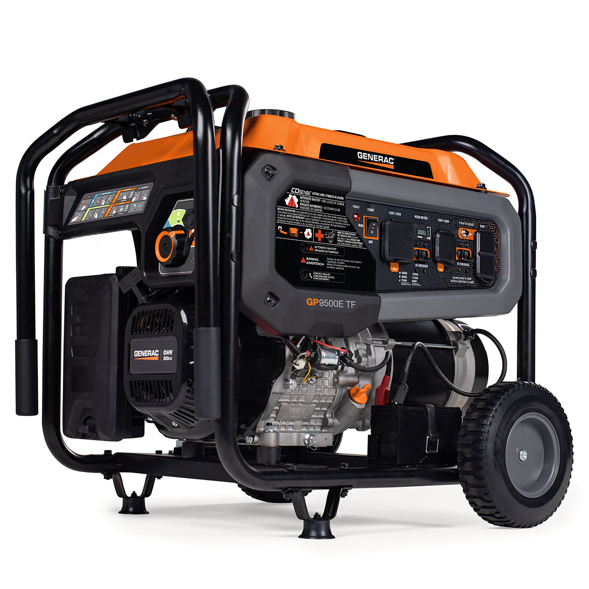Generac 8063 GP Series 12,500W Tri-Fuel 49-State Portable Generator w/ COsense