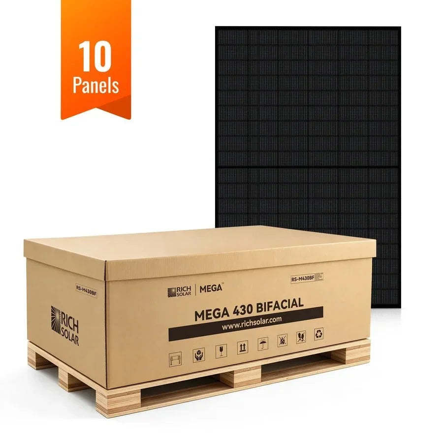 Rich Solar MEGA 430W Bifacial N-Type Solar Panel