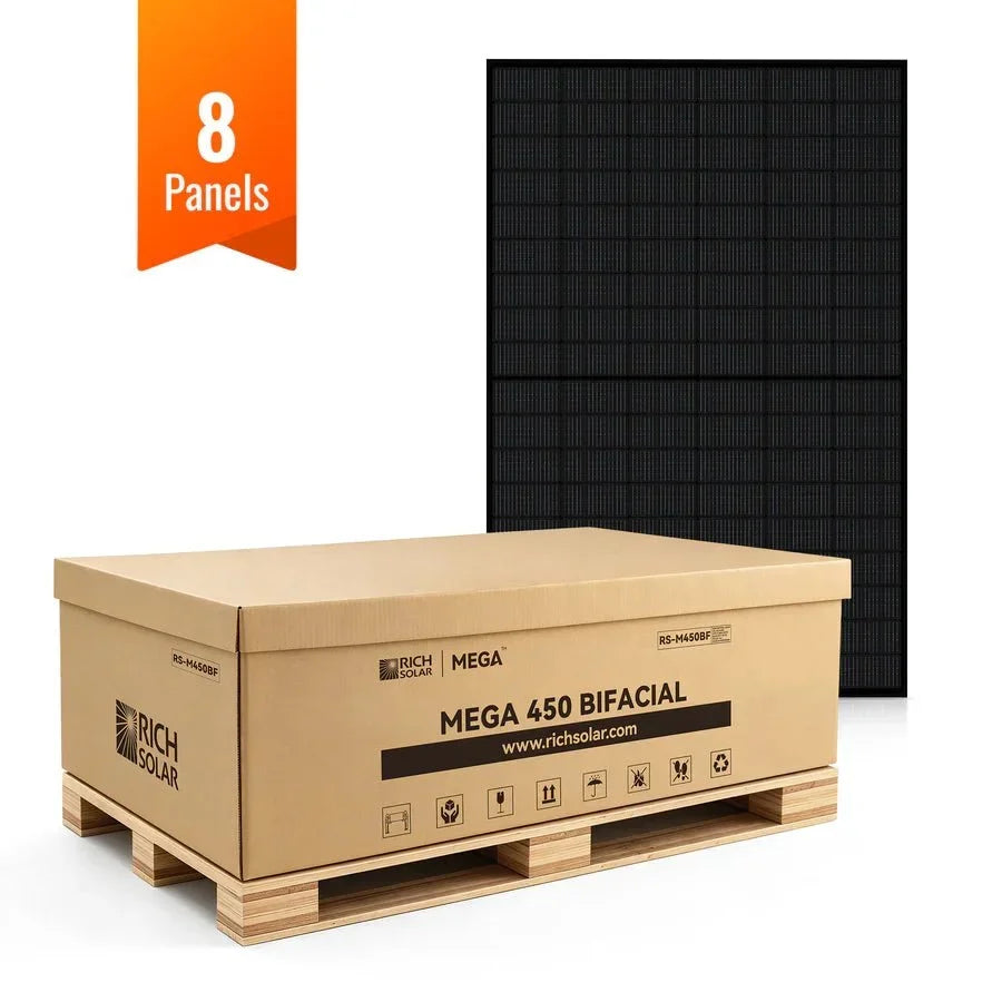 Rich Solar MEGA 450W Bifacial N-Type Solar Panel