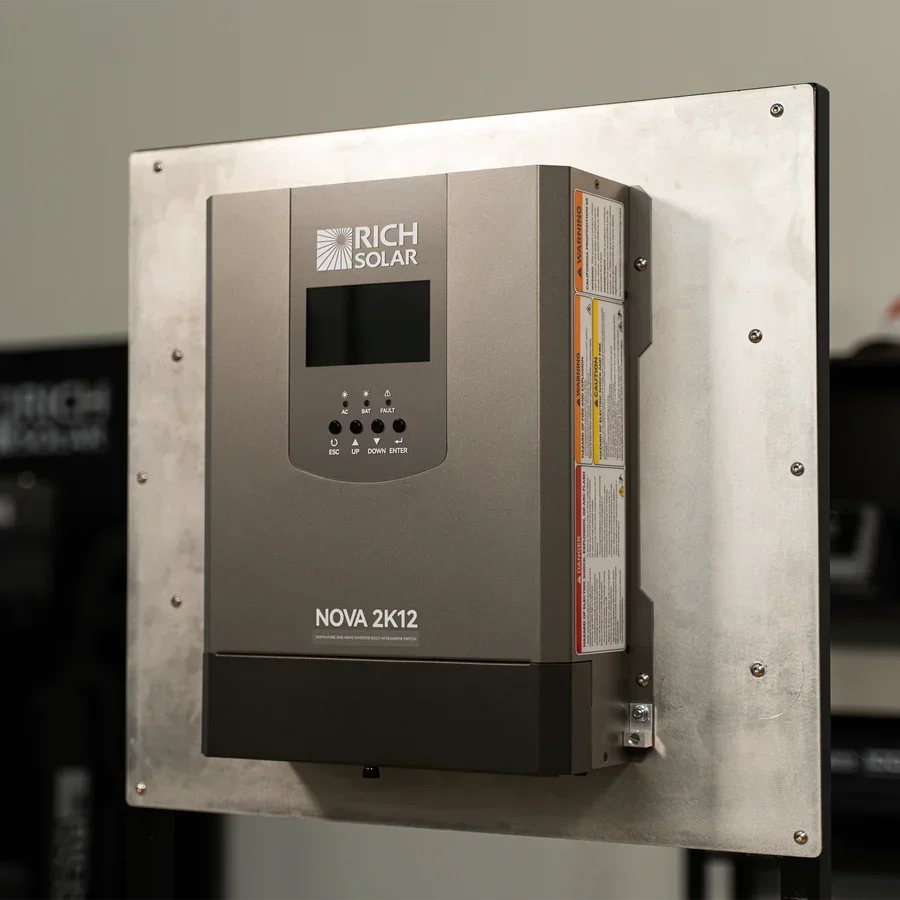 Rich Solar NOVA 2K12 2000W 12V Pure Sine Wave Inverter with Built-in Transfer Switch