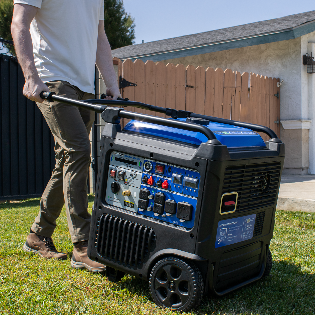 DuroMax XP11000iH 11,000 Watt Portable Dual Fuel Inverter Generator - Quiet, Low THD