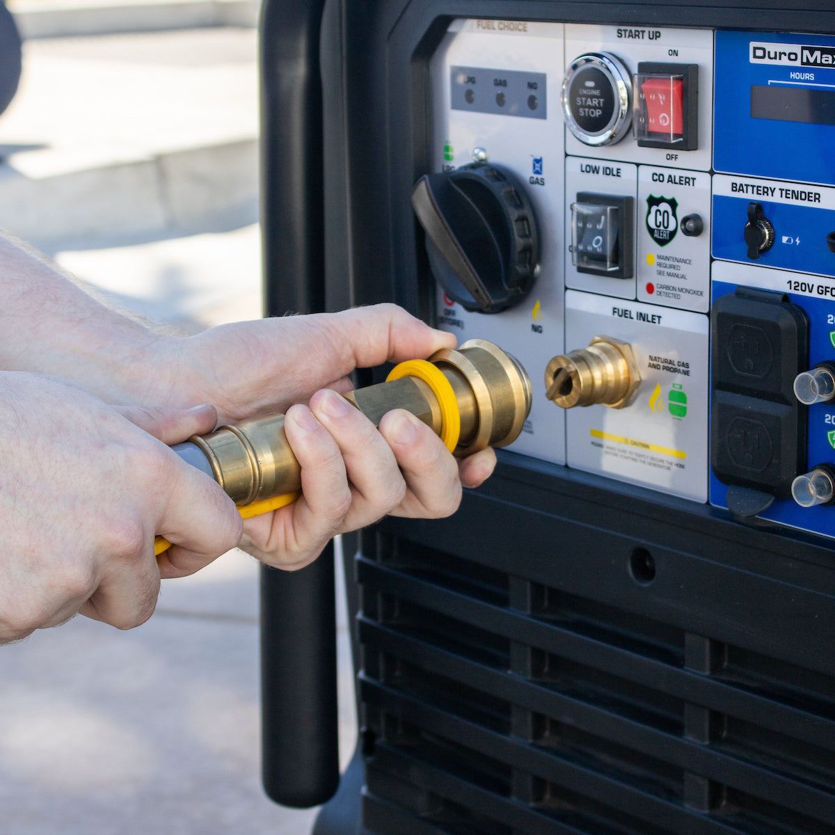 DuroMax XP16000iHT 16,000 Watt Tri Fuel Portable Inverter Generator - Quiet, Low THD