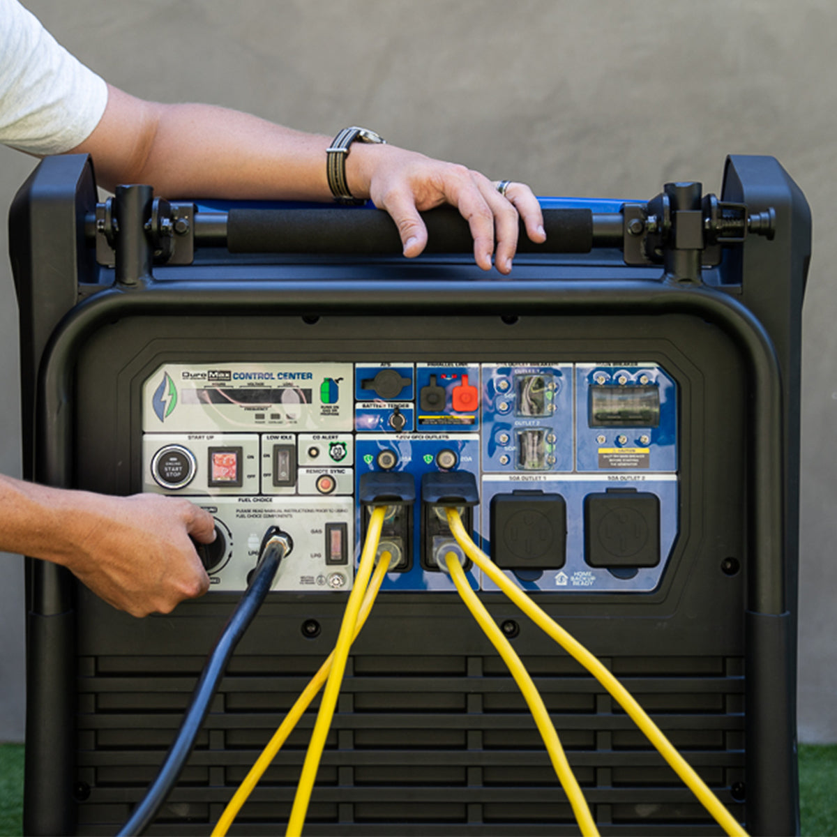 DuroMax XP16000iH 16,000 Watt Dual Fuel Portable Inverter Generator - Quiet, Low THD