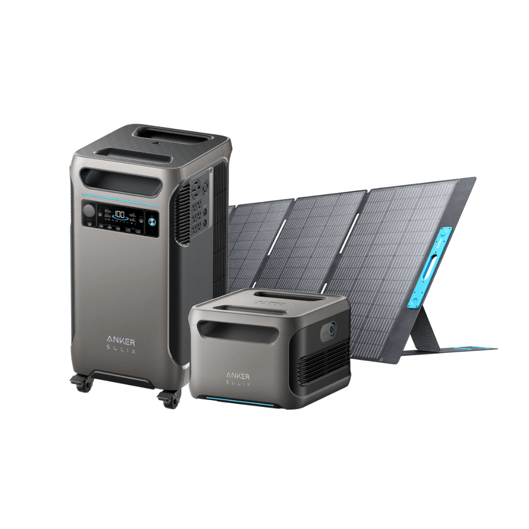 Anker SOLIX F3800 + Expansion Battery + 400W Portable Solar Panel