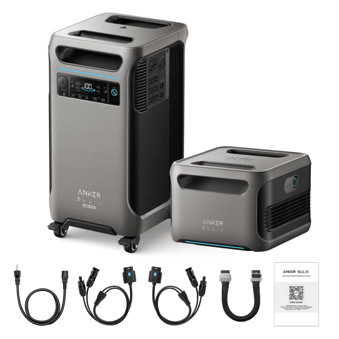 Anker SOLIX F3800 Plus Portable Power Station + Expansion Battery