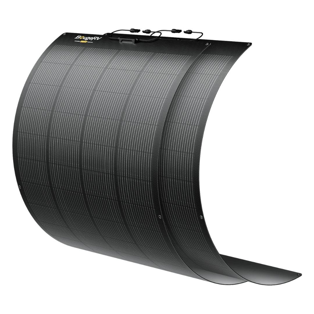 BougeRV Arch Pro 12V/24V 200W N-Type TOPCon Flexible Solar Panel
