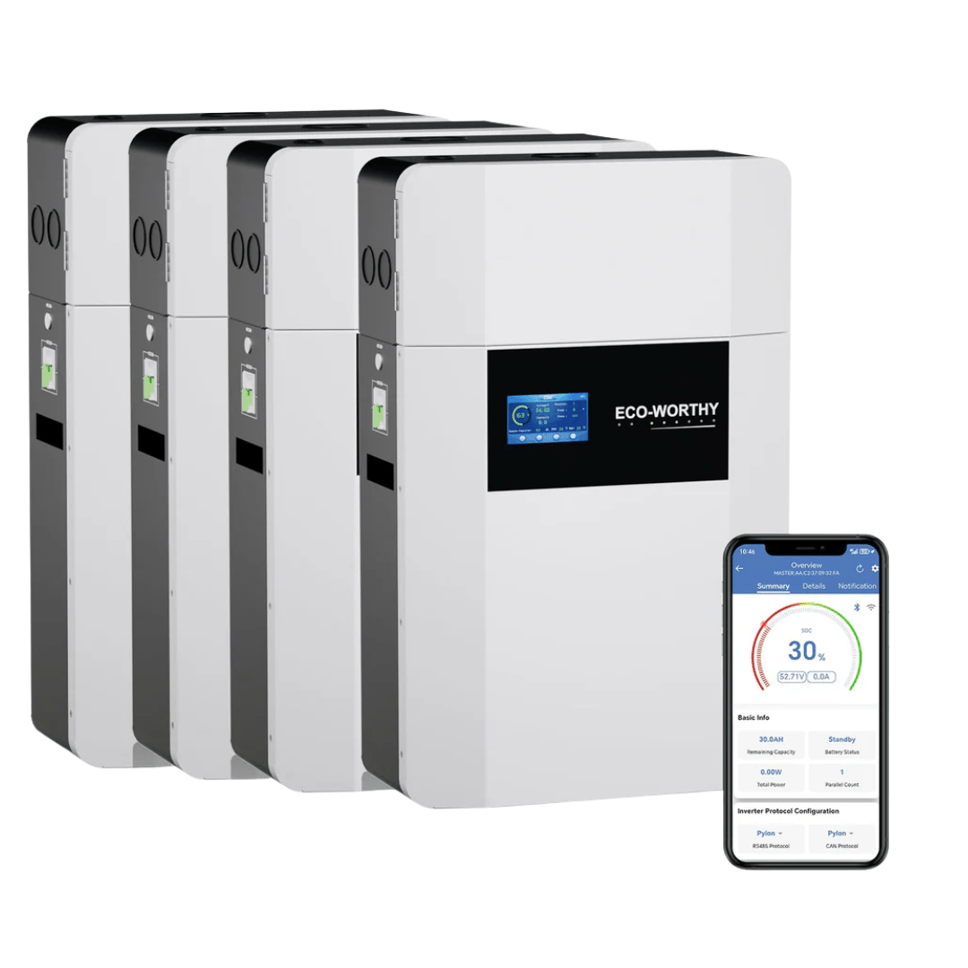 ECO-WORTHY 48V 100AH WallMount Indoor Battery With Conduit Box