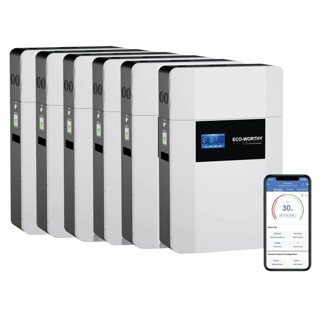 ECO-WORTHY 48V 100AH WallMount Indoor Battery With Conduit Box