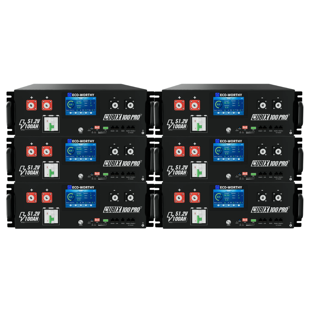ECO-WORTHY Cubix 100 Pro 51.2V 100AH Server Rack Battery