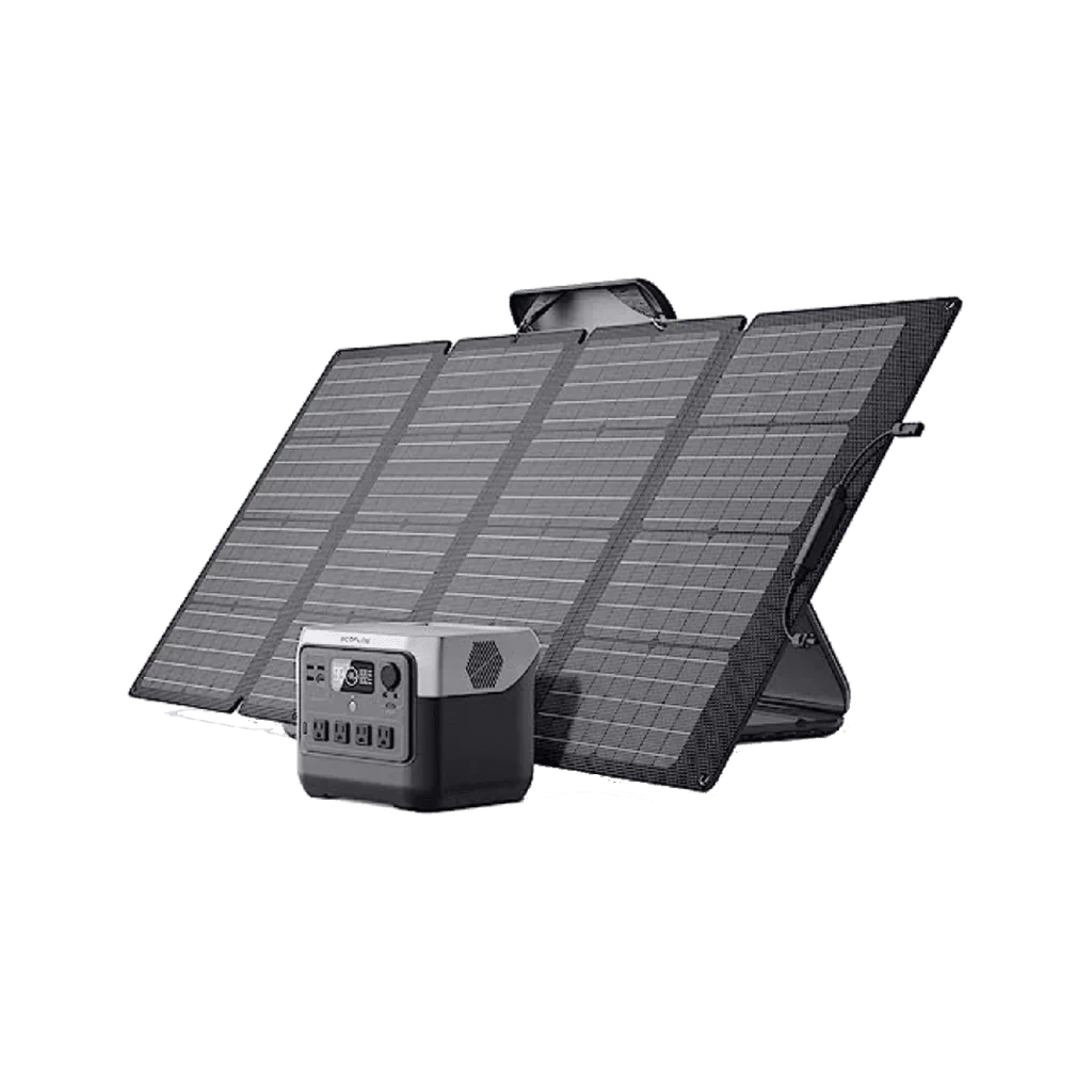 EcoFlow RIVER 2 Pro Solar Generator + 110W Portable Solar Panel
