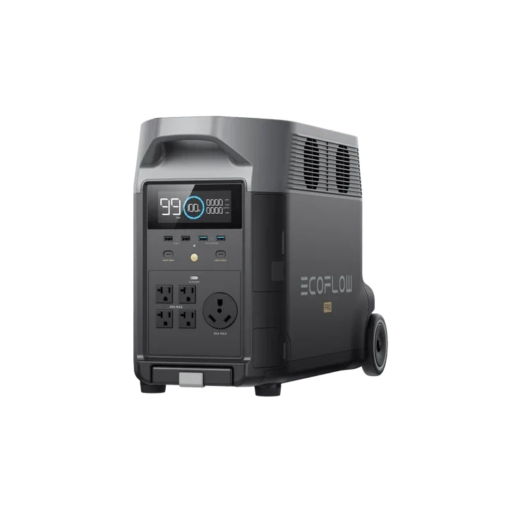 EcoFlow DELTA Pro 3600Wh 3600W Solar Generator + 200W Rigid Monocrystalline Solar Panels Kit