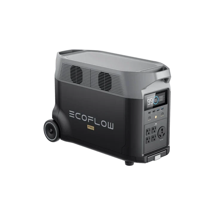 EcoFlow DELTA Pro 3600Wh 3600W Solar Generator + 200W Rigid Monocrystalline Solar Panels Kit