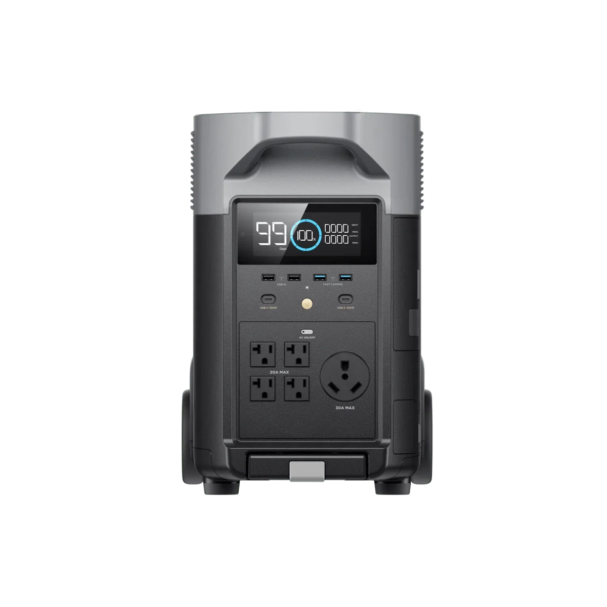 EcoFlow DELTA Pro 3600Wh 3600W Solar Generator + 200W Rigid Monocrystalline Solar Panels Kit
