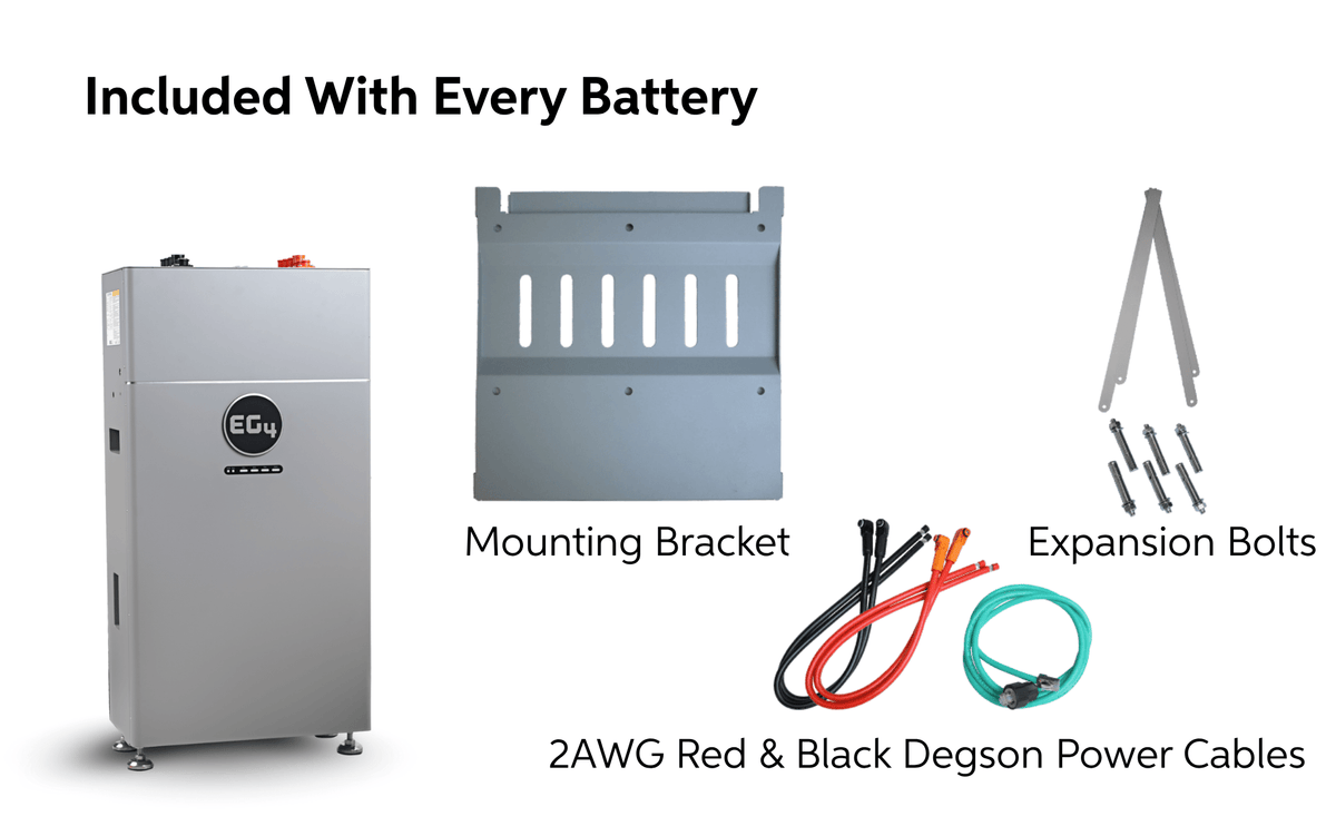 EG4 48V 314Ah WallMount Indoor Battery + FlexBOSS21 16kW Hybrid Inverter Kits