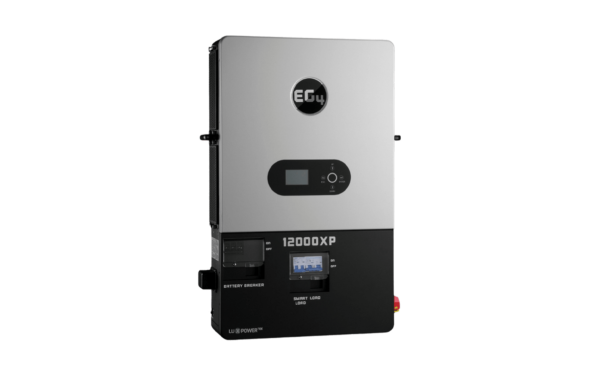 EG4 48V 314Ah Wallmount Indoor LiFePO4 Battery + 12000XP 12,000W 48V Split Phase Off-Grid Inverter
