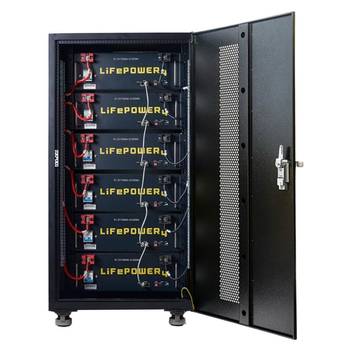 EG4 6 Slot Enclosed Battery Rack