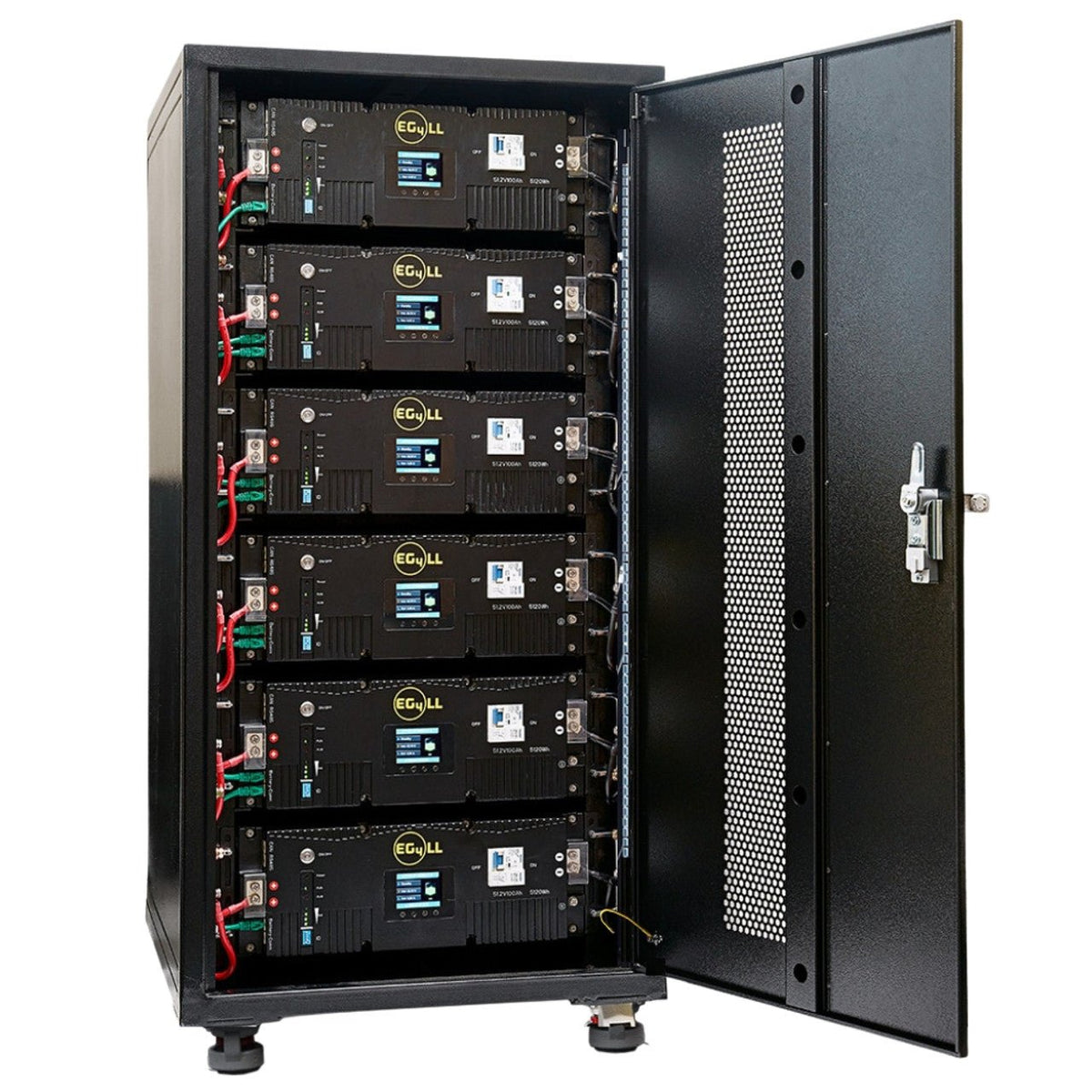 EG4 6 Slot Enclosed Battery Rack