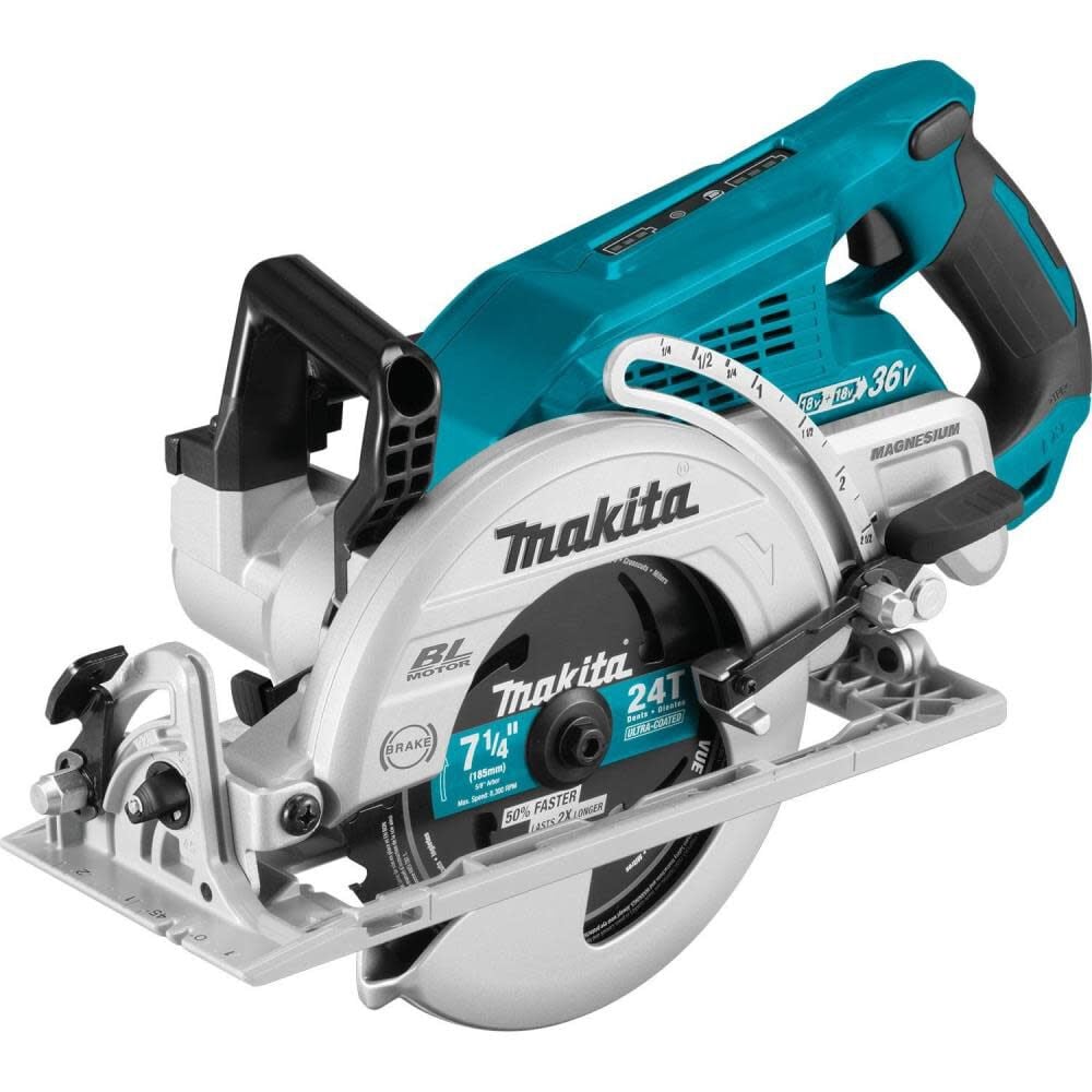 Makita XSR01PT 36V (18V X2) LXT® Brushless Rear Handle 7-1/4" Circular Saw Kit (5.0Ah)