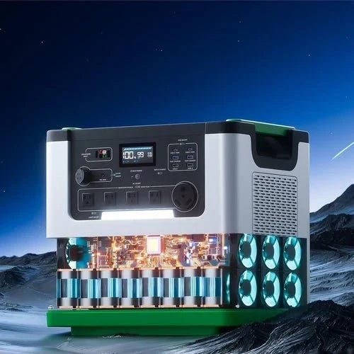 Natures Generator Lithium 3600 With Power Pod + 4 x 100W Monocrystalline Solar Panel + Transfer Switch