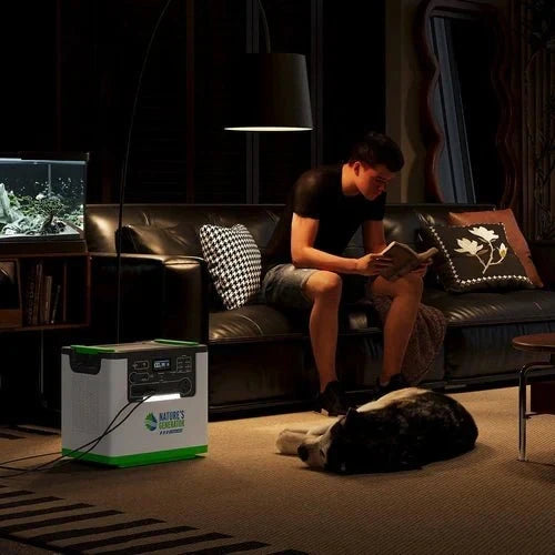 Natures Generator Lithium 3600 Solar Generator With 2 x 100W Monocrystalline Solar Panel