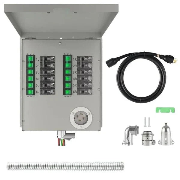 Natures Generator Lithium 6000 Solar Generator With Transfer Switch