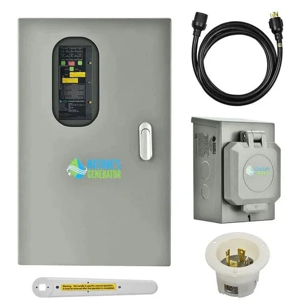 Natures Generator Lithium 6000 Solar Generator With Transfer Switch