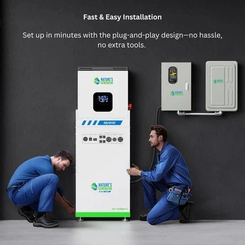 Natures Generator MyGrid 10K With Solar Battery + 8 x 410W Rigid Solar Panel
