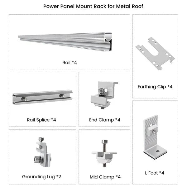 Natures Generator Solar Panel Mount