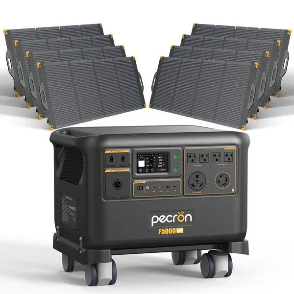 Pecron F5000LFP 7200W 5120Wh 120V/240V Portable Power Station