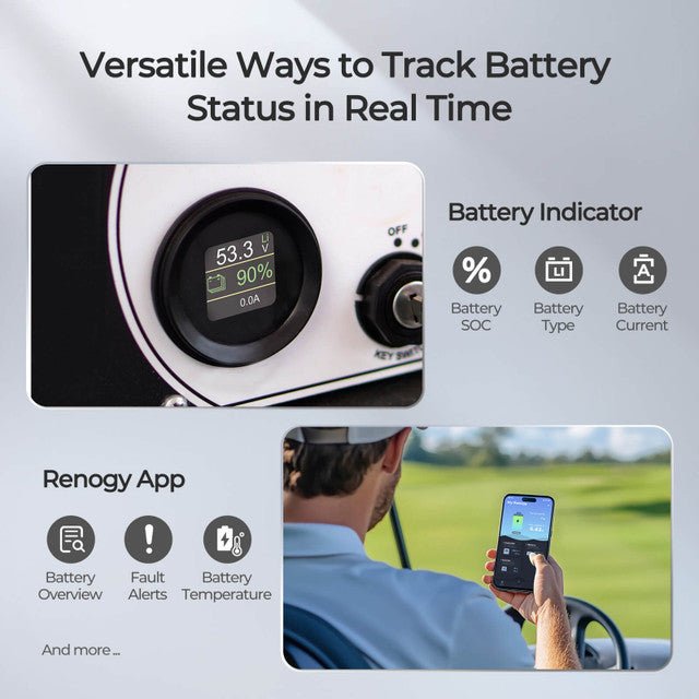 Renogy 48V 105Ah Golf Cart Lithium Iron Phosphate Battery