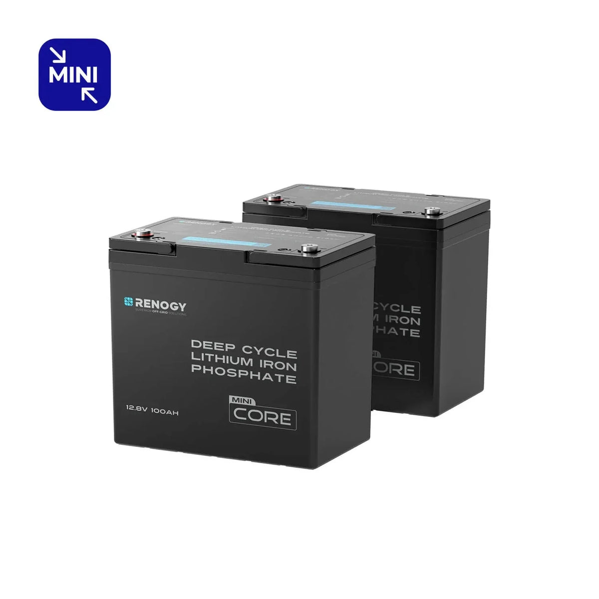 Renogy Core Mini - 12.8V 100Ah Lithium Iron Phosphate Battery