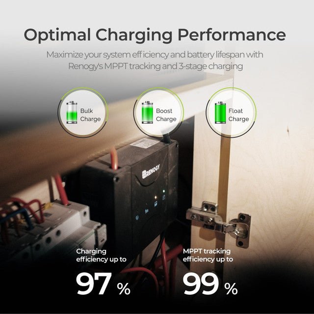Renogy DCC50S 12V 50A DC-DC On-Board Battery Charger with MPPT + Bluetooth Module