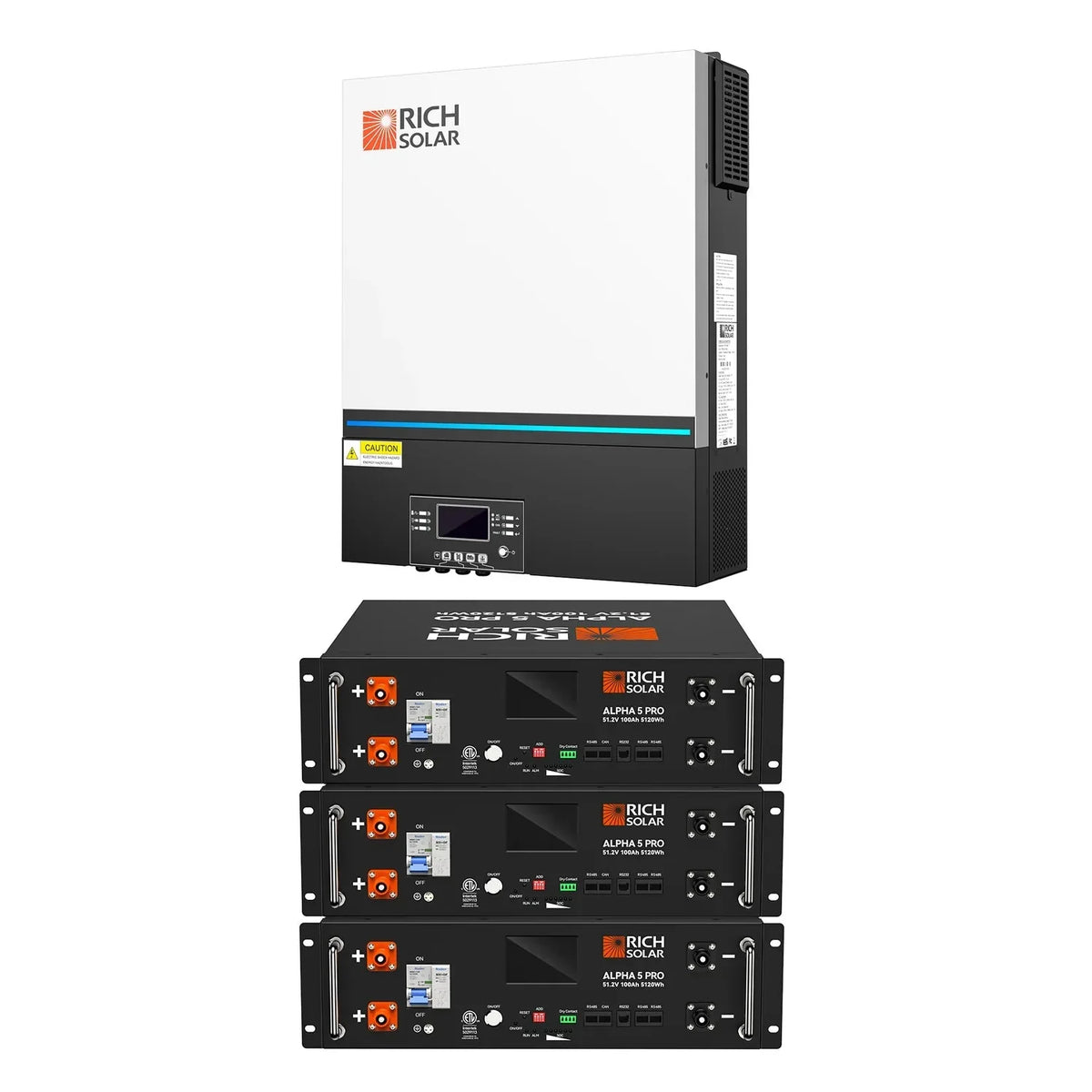Rich Solar NOVA 6548 6500 Watt (6.5KW) 48 Volt Off-Grid Hybrid Solar Inverters