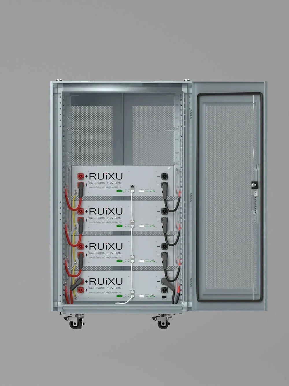 RUiXU Lithium Batteries Kits (RX-LFP48100-H) | 15kWH, 20kWH, 25kWH, 30kWH | Self-Heating