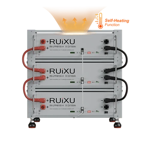 RUiXU Self-Heating Server Rack Battery | Daisy Chain | Bracket Rack