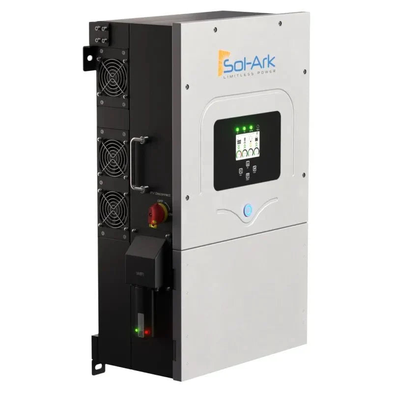 Sol-Ark 12K-2P 120/240V Pre-Wired Hybrid Inverter System