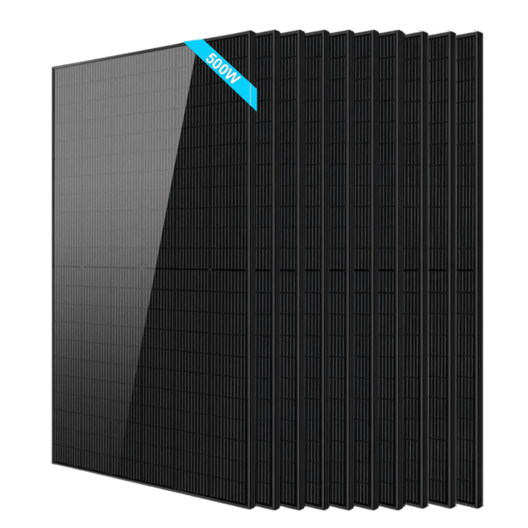 SunGoldPower 500W Monocrystalline Black PERC Solar Panel