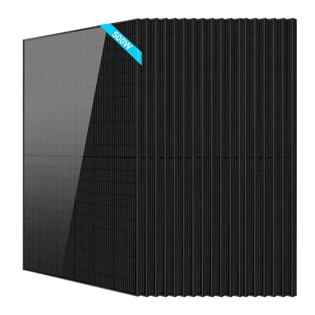 SunGoldPower 500W Monocrystalline Black PERC Solar Panel